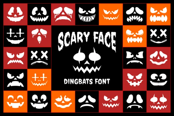 Scary Face by Situjuh — Dingbats Font