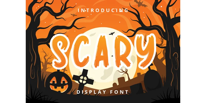 Scary Font by Brilian — Display Font
