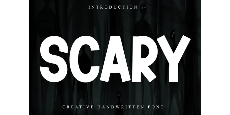 Scary Font by PiPi Creative — Display Font
