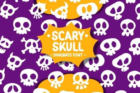 Scary Skull by Pian45 — Dingbats Font