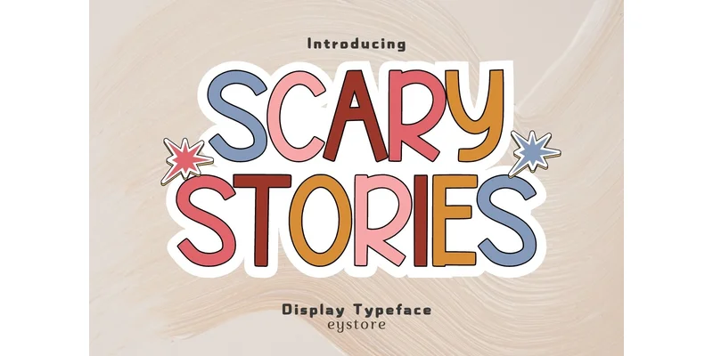 Scary Stories Font by Eystore — Display Font