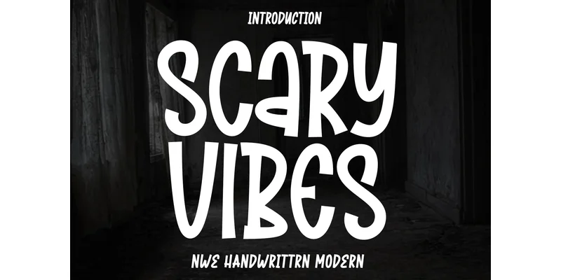 Scary Vibes Font by Plafont store — Display Font