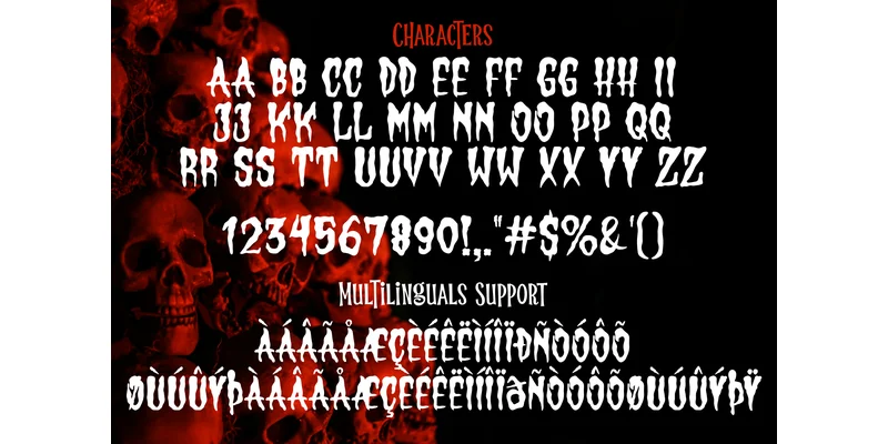 Scary Walker Font by Dreamink (7ntypes) — Display Font — thumbnail 5