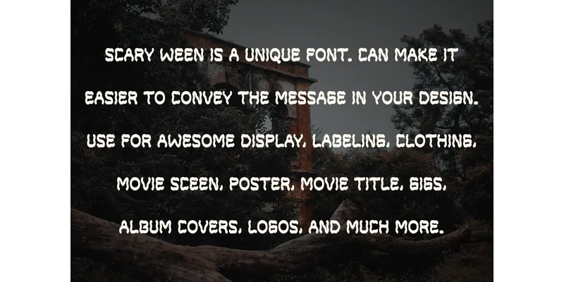 Scary Ween Font by vandesignstd — Display Font — thumbnail 3