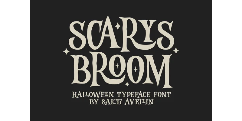 Scarys Broom Font by Sakti Avellin — Display Font