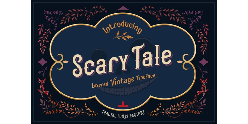 Scarytale Font by Fractal font factory by Fractal font factory — Blackletter Font