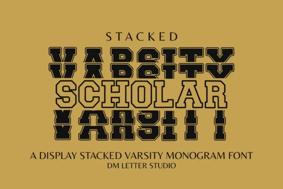 Scholar Varsity by Sharon ( DmStudio ) — Slab Serif Font