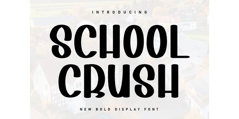 School Crush Font by ArtLine Design — Display Font