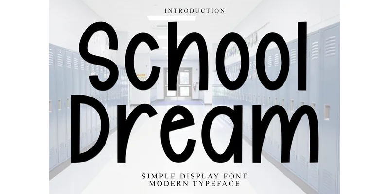 School Dream Font by Inermedia STUDIO — Sans Serif Font
