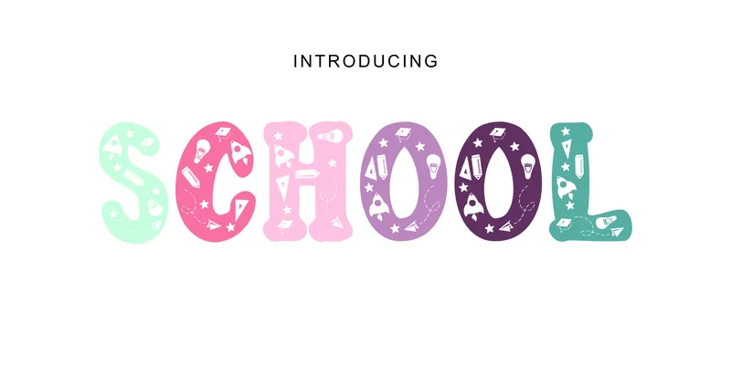 School Font by Bold Point by Bold Point — Decorative Font