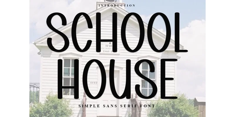 School House Font by Inermedia STUDIO — Display Font