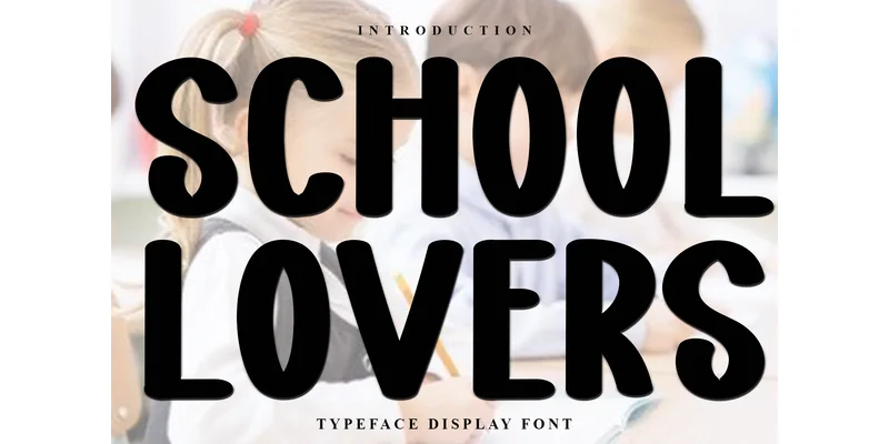 School Lovers Font by Inermedia STUDIO — Display Font