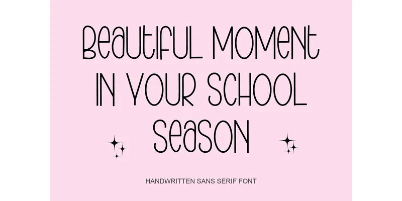 School Notebook Font by Ts_store — Sans Serif Font — thumbnail 2
