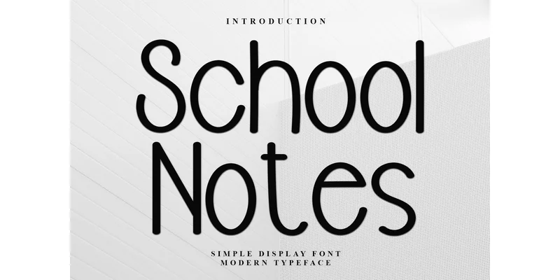 School Notes Font by Inermedia STUDIO — Display Font