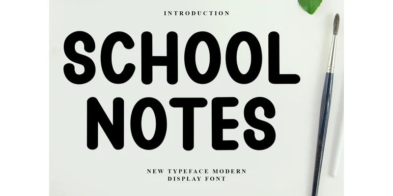 School Notes Font by Inermedia STUDIO — Display Font