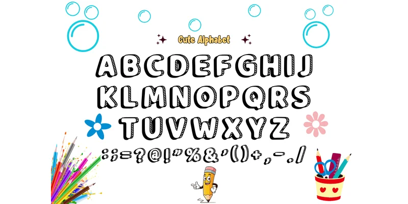 School Prizes Font by TaralArt — Display Font — thumbnail 4