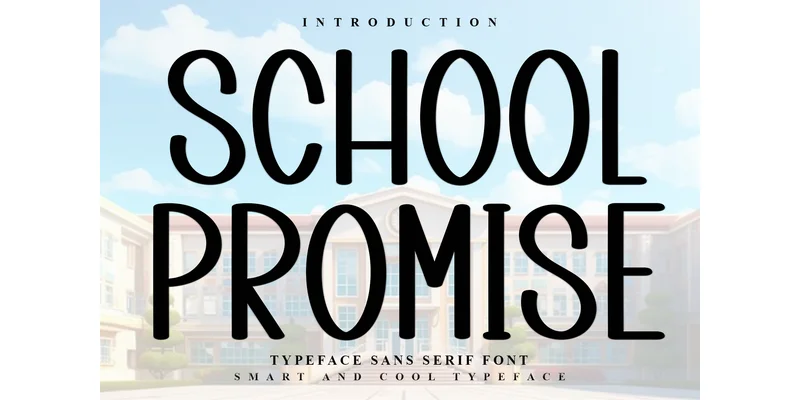 School Promise Font by Inermedia STUDIO — Display Font