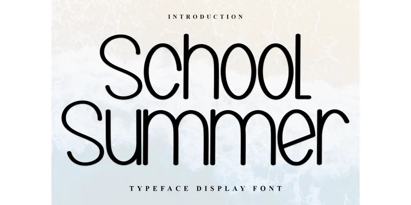 School Summer Font by Inermedia STUDIO — Sans Serif Font