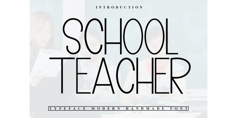 School Teacher Font by Inermedia STUDIO — Sans Serif Font