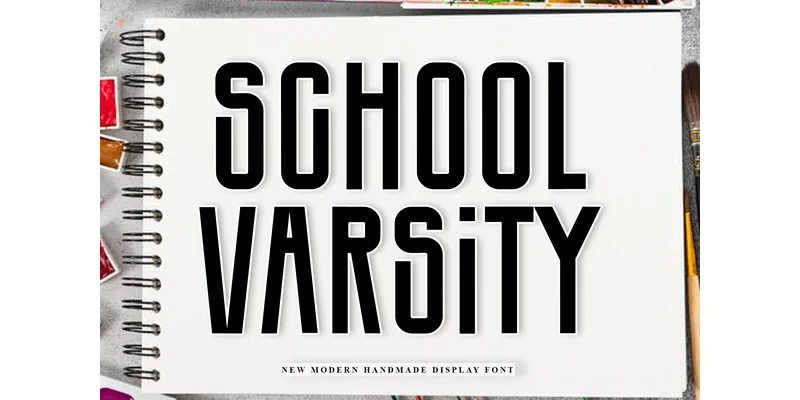 School Varsity Font by PiPi Creative — Display Font