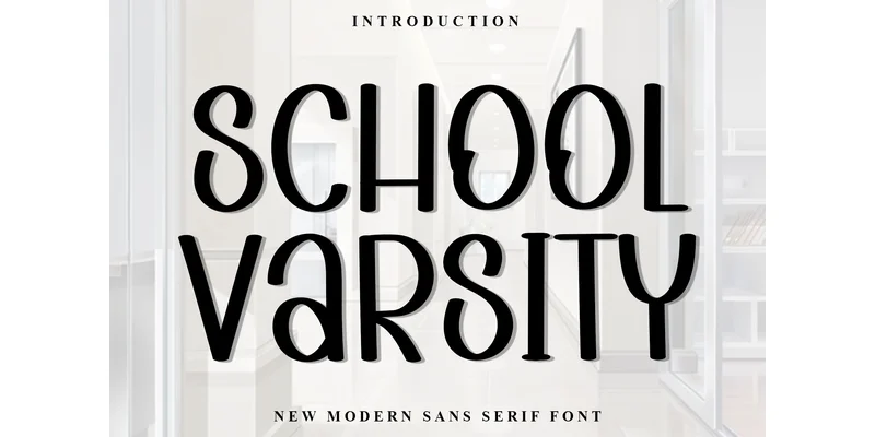 School Varsity Font by PiPi Creative — Display Font