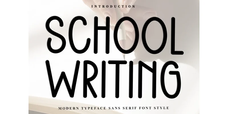 School Writing Font by FreshTypeINK — Sans Serif Font
