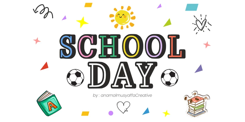 Schoolday Regular Font by anamalmusyaffaCreative — Display Font