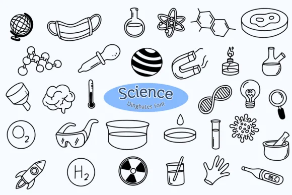 Science by Chonada — Dingbats Font