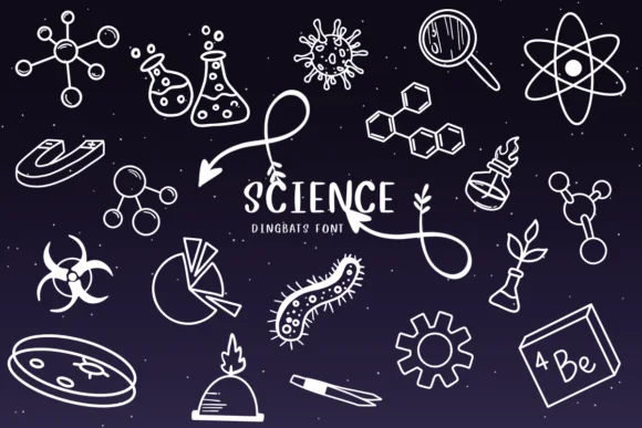 Science by CHANOK — Dingbats Font
