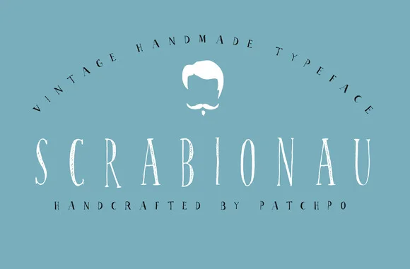 Scrabionau by Silvia Porcu — Slab Serif Font