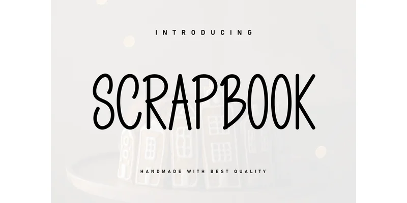 Scrapbook Font by Berkah Shop — Display Font
