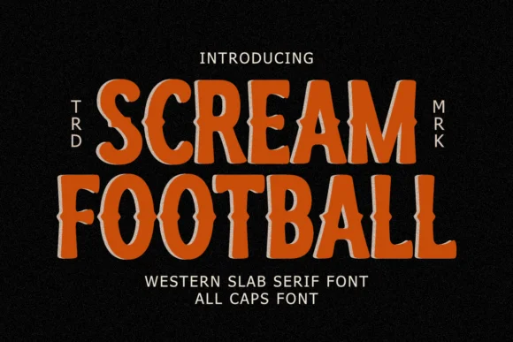 Scream Football by Almairatype Studio — Slab Serif Font