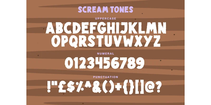 Scream Tones Font by Typefar — Display Font — thumbnail 3