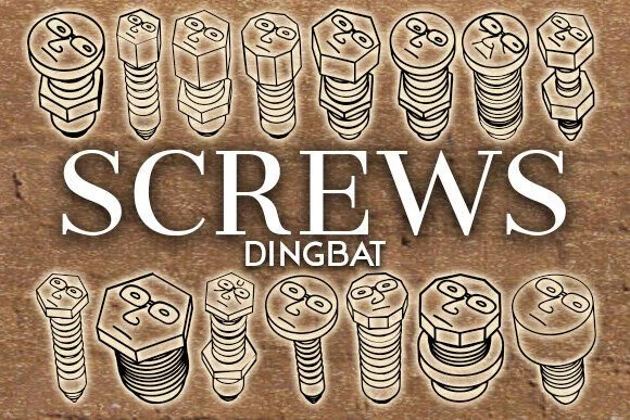 Screws by vladimirnikolic — Dingbats Font