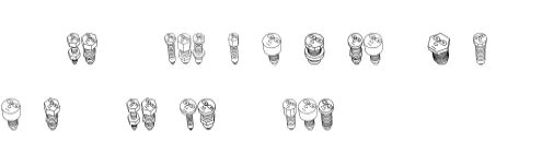 Screws by vladimirnikolic — Dingbats Font — thumbnail 5