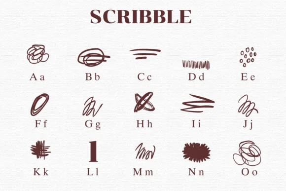 Scribble by Nongyao — Dingbats Font — thumbnail 2
