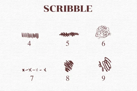 Scribble by Nongyao — Dingbats Font — thumbnail 4