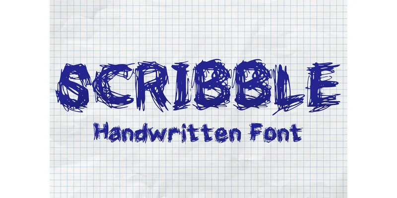 Scribble Font by MVMET — Display Font