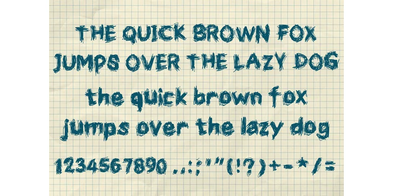 Scribble Font by MVMET — Display Font — thumbnail 4
