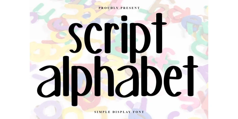 Script Alphabet Font by NYA Letter — Display Font