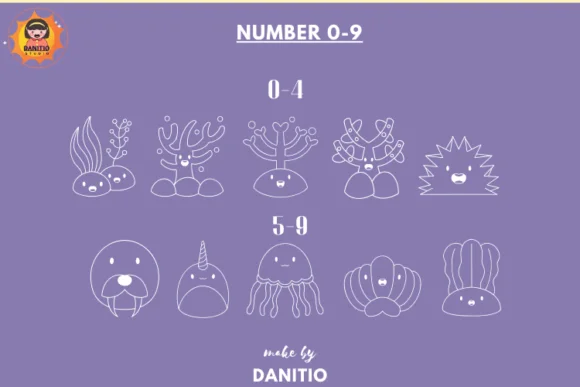 Sea Animals by danita.kukkai — Dingbats Font — thumbnail 3