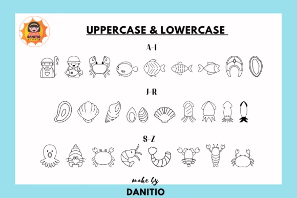 Seafood by danita.kukkai — Dingbats Font — thumbnail 2