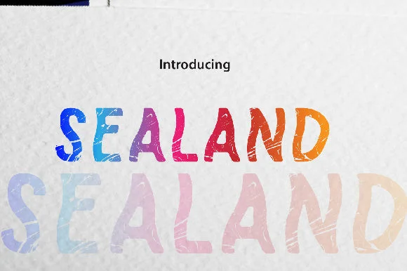 Sealand by da_only_aan — Color Fonts Font