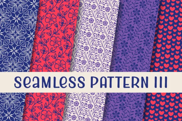 Seamless Patterns III by Situjuh — Dingbats Font