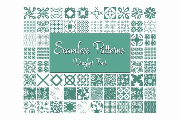 Seamless Patterns by Digital Typeface Studio — Dingbats Font