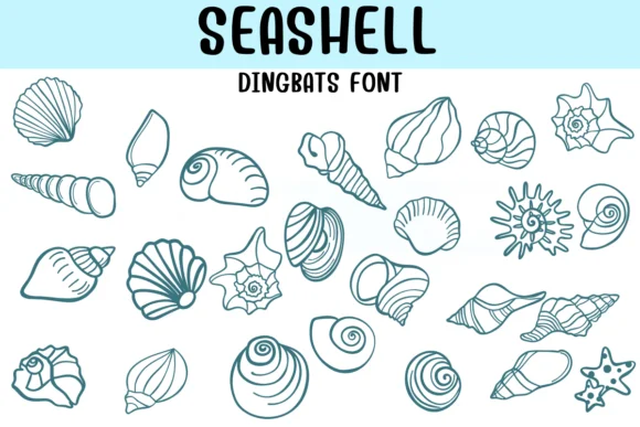 Seashell by Sontaya — Dingbats Font