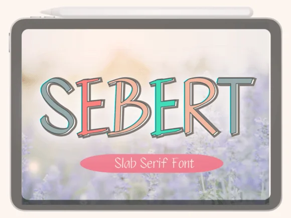 Sebert by Pukka De — Slab Serif Font