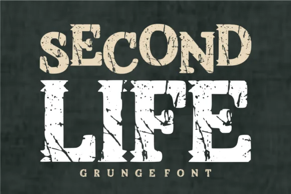 Second Life by TaralArt โ Slab Serif Font