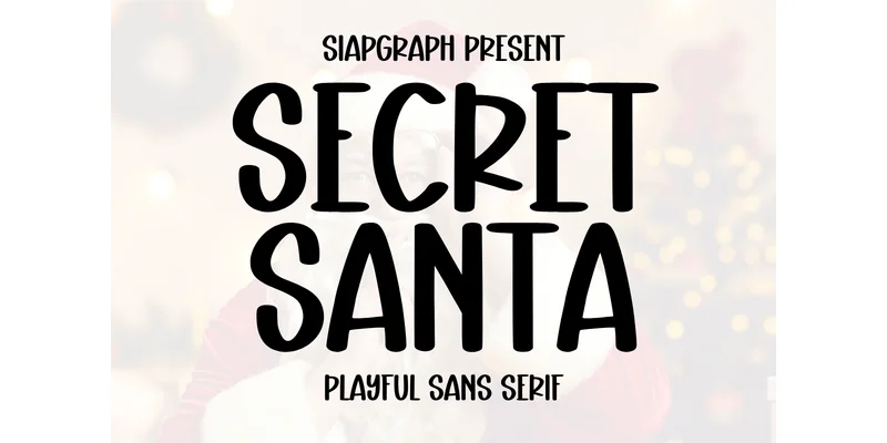 Secret Santa Font by SiapGraph — Sans Serif Font
