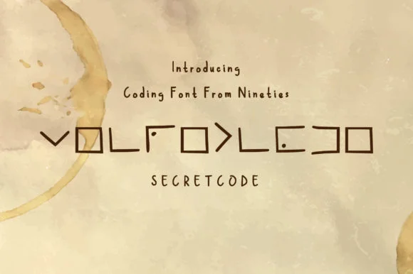 Secretcode by RICHLINE DESIGN — Dingbats Font